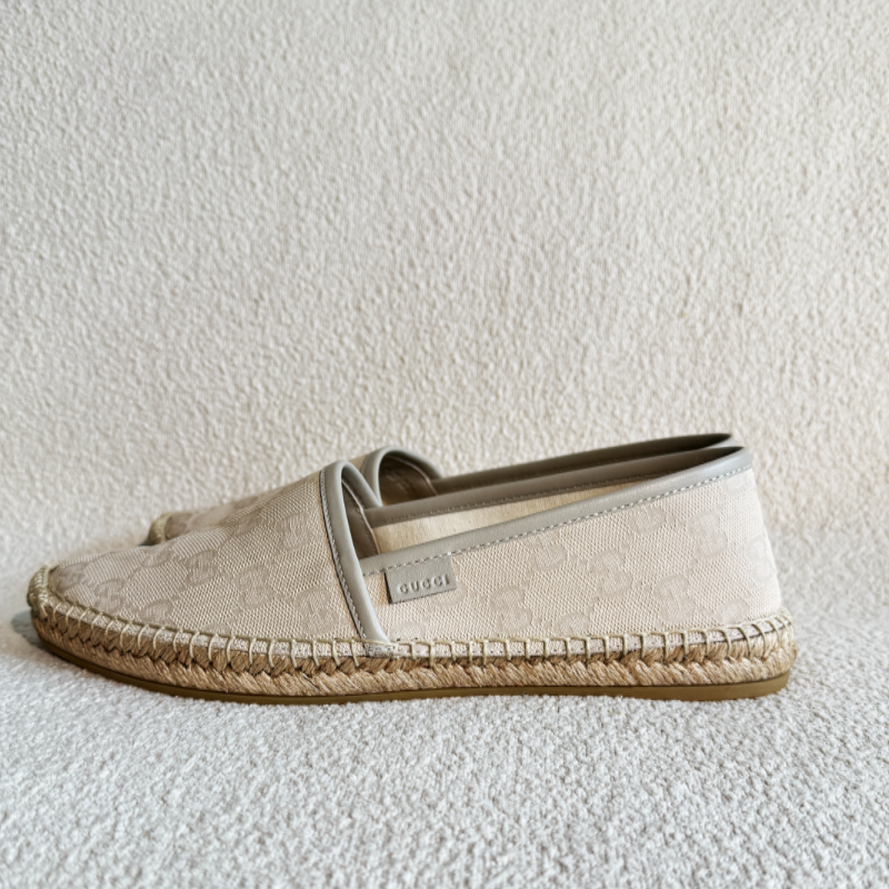 Canvas Espadrilles Cream/Beige