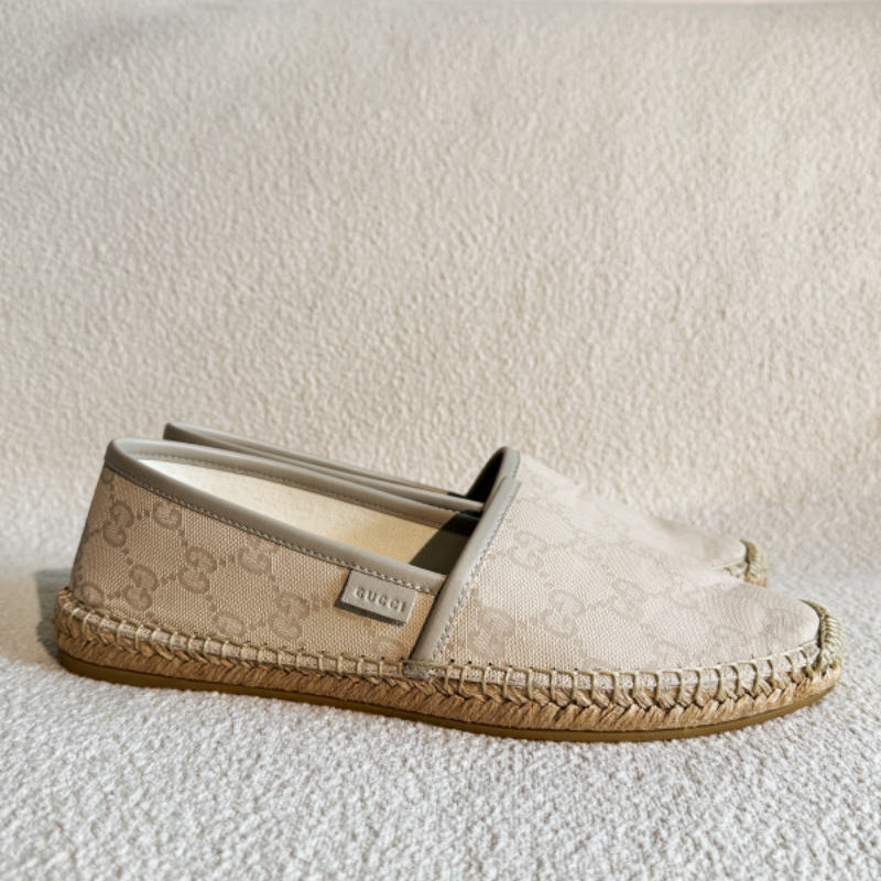 Canvas Espadrilles Cream/Beige