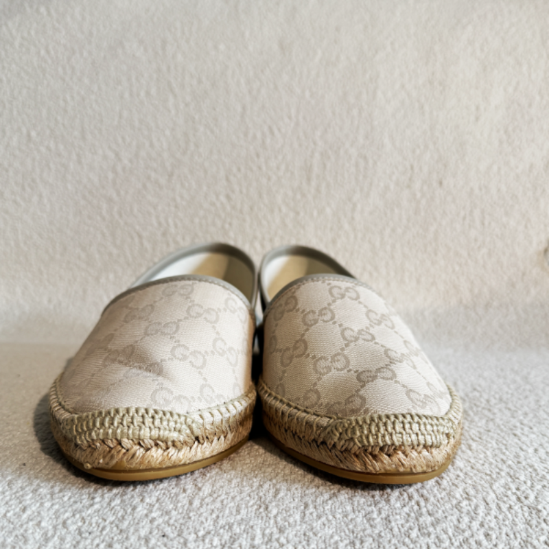Canvas Espadrilles Cream/Beige