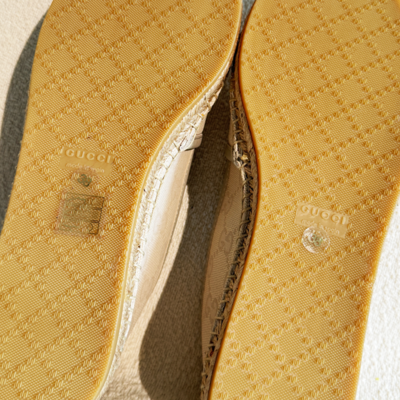 Canvas Espadrilles Cream/Beige