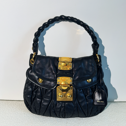 Coffer Matelassé Leather Shoulder Bag